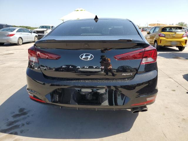 KMHD04LB7KU865609 - 2019 HYUNDAI ELANTRA SPORT BLACK photo 6