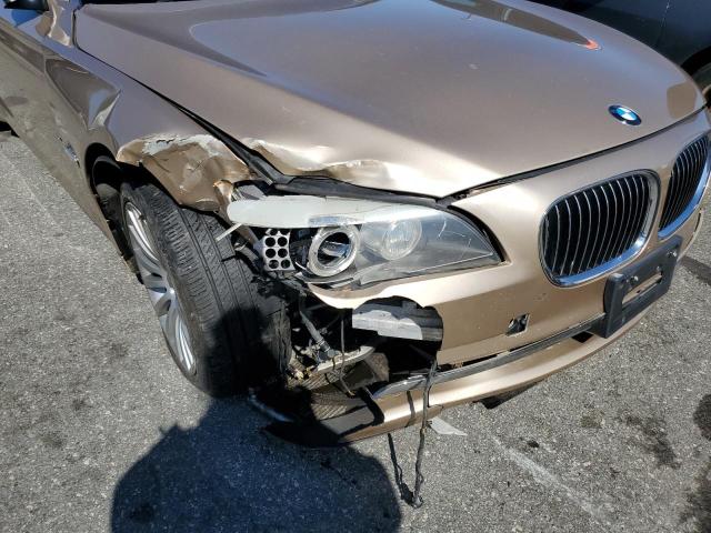 WBAKB83519CY61026 - 2009 BMW 750 LI GOLD photo 9