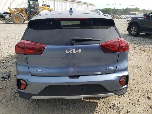 KNDCC3LD8N5496728 - 2022 KIA NIRO EX PREMIUM BLUE photo 6