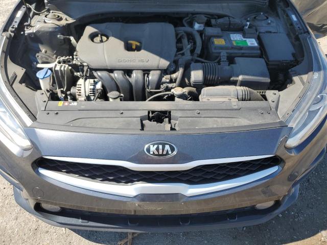 3KPF24AD2KE129879 - 2019 KIA FORTE FE GRAY photo 11