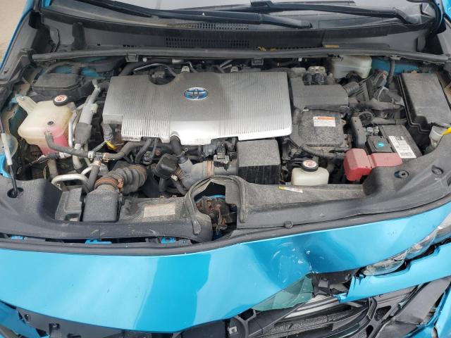 JTDKARFPXJ3088294 - 2018 TOYOTA PRIUS PRIM 青绿色 照片 11