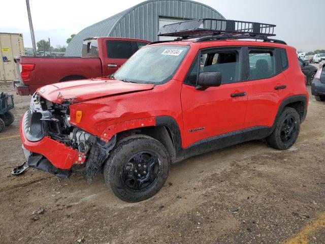 ZACCJBAH5HPE89625 - 2017 JEEP RENEGADE SPORT RED photo 1