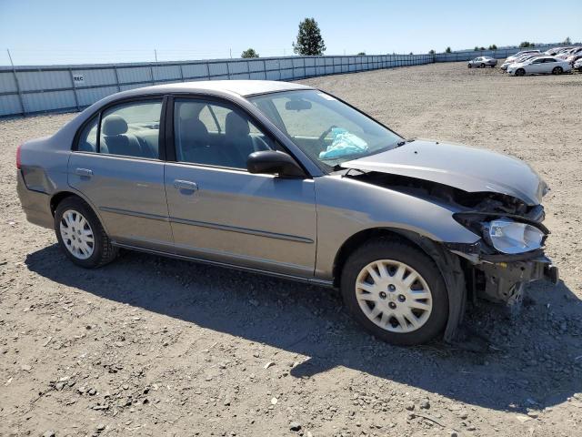 2HGES16514H623140 - 2004 HONDA CIVIC LX GRAY photo 4