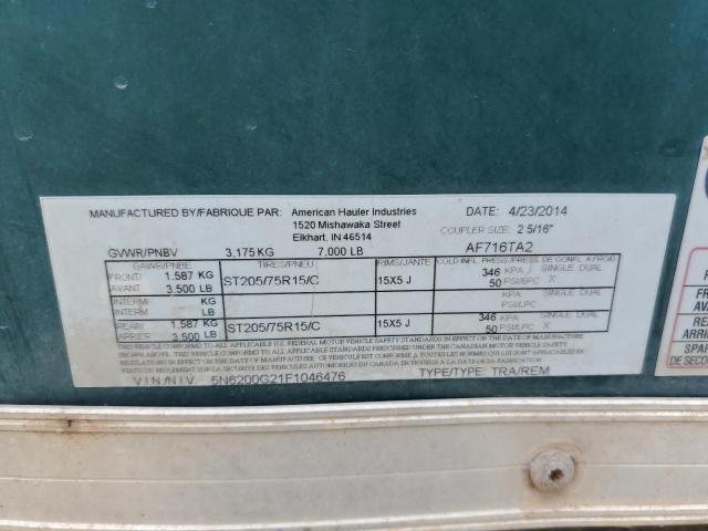 5N6200G21F1046476 - 2015 AJZC TRAI GREEN photo 10