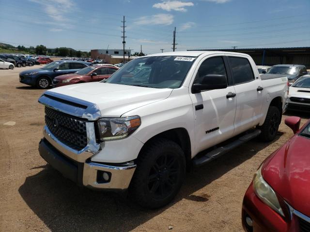 5TFDW5F11JX707632 - 2018 TOYOTA TUNDRA CREWMAX SR5 WHITE photo 1