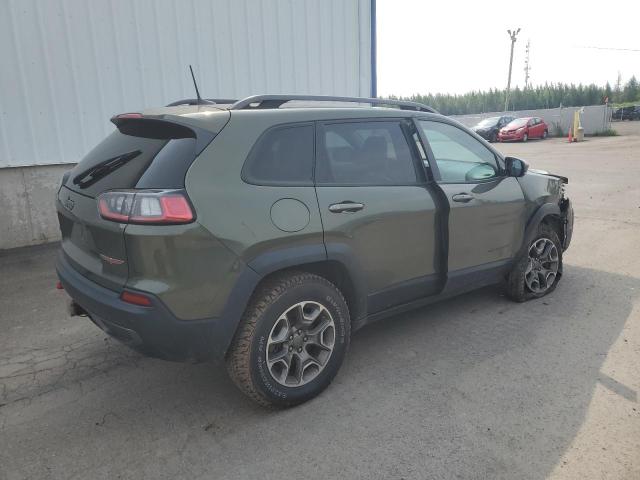 1C4PJMBXXLD574311 - 2020 JEEP CHEROKEE TRAILHAWK GREEN photo 3