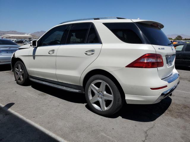 4JGDA7DB7EA314583 - 2014 MERCEDES-BENZ ML 550 4MATIC WHITE photo 2