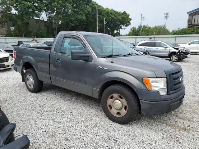 1FTRF12W49KB67086 - 2009 FORD F150 GRAY photo 4