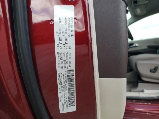 2C4RC1BG9HR841296 - 2017 CHRYSLER PACIFICA TOURING L 勃艮第红 照片 13