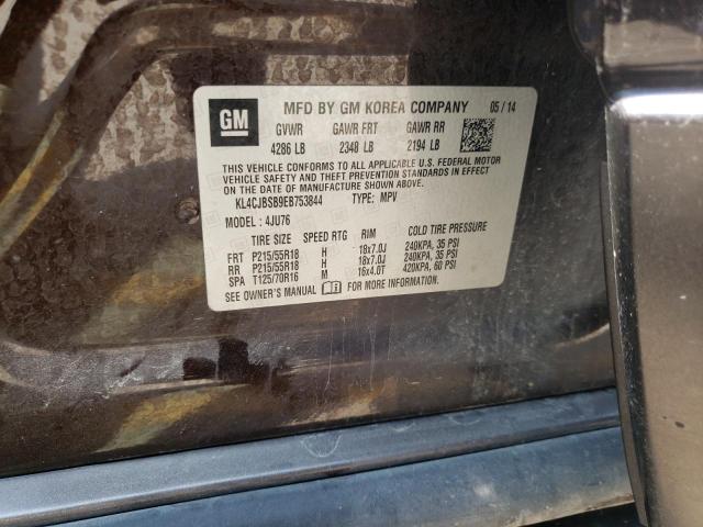 KL4CJBSB9EB753844 - 2014 BUICK ENCORE CONVENIENCE ბურგუნდია ფოტო 14