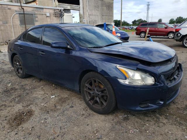 1N4AA5AP0DC838081 - 2013 NISSAN MAXIMA S BLUE photo 4