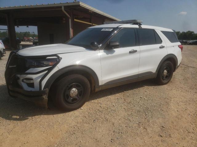 1FM5K8AW8MNA09647 - 2021 FORD EXPLORER POLICE INTERCEPTOR WHITE photo 1