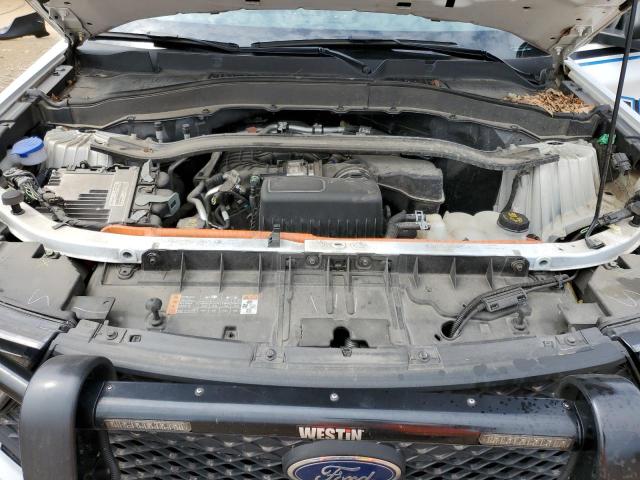 1FM5K8AW8MNA09647 - 2021 FORD EXPLORER POLICE INTERCEPTOR WHITE photo 11