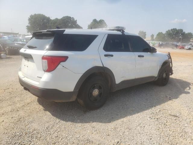 1FM5K8AW8MNA09647 - 2021 FORD EXPLORER POLICE INTERCEPTOR WHITE photo 3