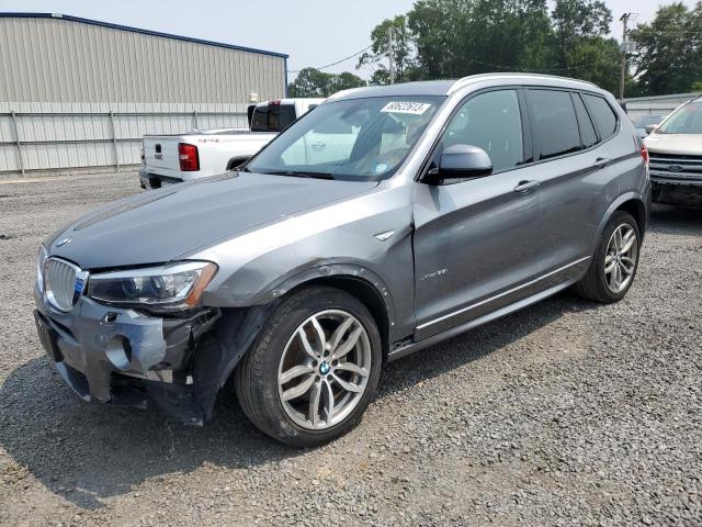 5UXWX7C39H0W39461 - 2017 BMW X3 XDRIVE35I GRAY photo 1