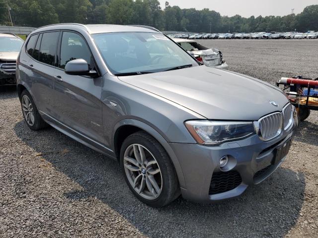 5UXWX7C39H0W39461 - 2017 BMW X3 XDRIVE35I GRAY photo 4