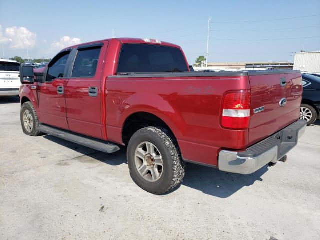 1FTPW14V18FB07396 - 2008 FORD F150 SUPERCREW MAROON photo 2