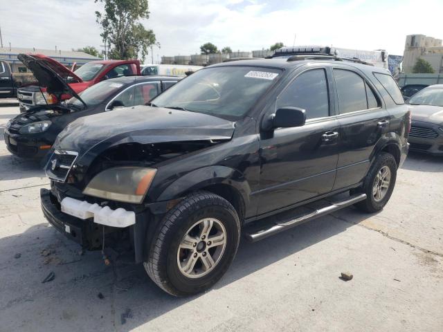 KNDJD733555357644 - 2005 KIA SORENTO LX EX BLACK photo 1