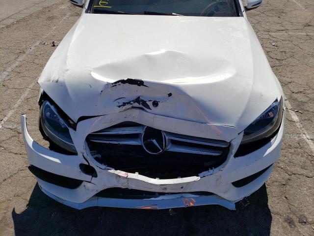 55SWF4JB4GU143477 - 2016 MERCEDES-BENZ C 300 WHITE photo 12