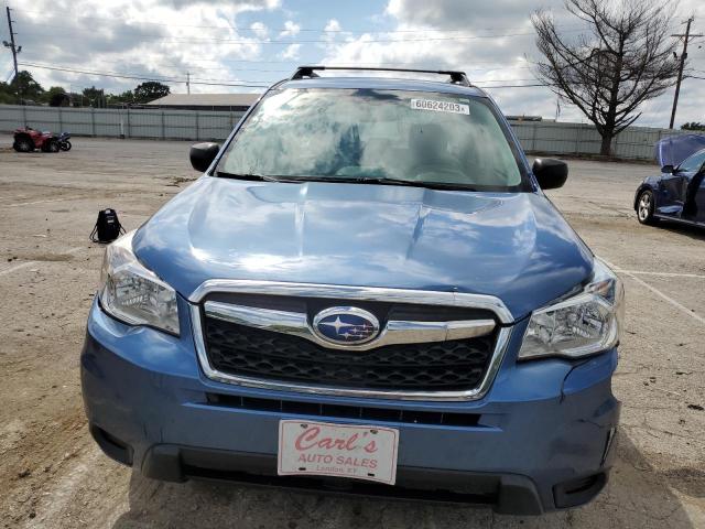 JF2SJABC4GH415712 - 2016 SUBARU FORESTER 2.5I BLUE photo 5