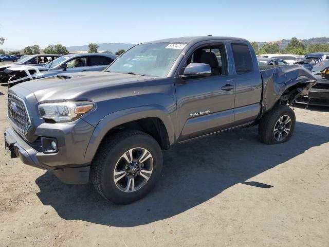 5TFRZ5CN2JX060856 - 2018 TOYOTA TACOMA ACCESS CAB გრაფიტი ფოტო 1