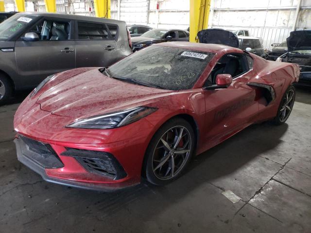 1G1YC2D48M5120343 - 2021 CHEVROLET CORVETTE STINGRAY 3LT BURGUNDY photo 1