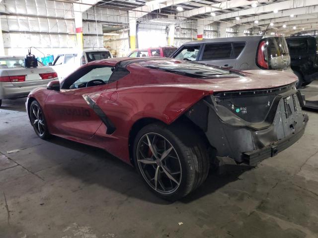 1G1YC2D48M5120343 - 2021 CHEVROLET CORVETTE STINGRAY 3LT BURGUNDY photo 2