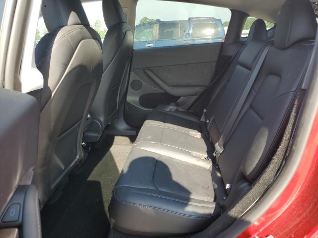 7SAYGDED8SF249199 - 2025 TESLA MODEL Y BURGUNDY photo 11