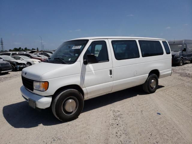 1FBSS31L52HB71574 - 2002 FORD ECONOLINE E350 SUPER DUTY WAGON WHITE photo 1