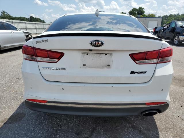 5XXGT4L38JG218027 - 2018 KIA OPTIMA LX WHITE photo 6