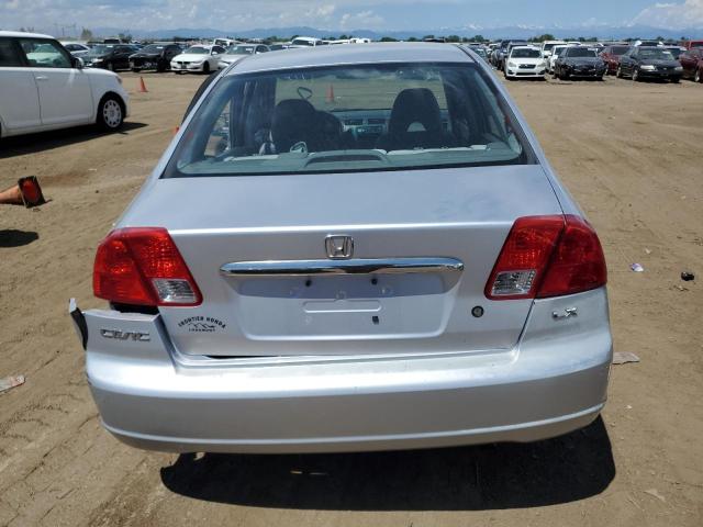 1HGES15543L019049 - 2003 HONDA CIVIC LX SILVER photo 6