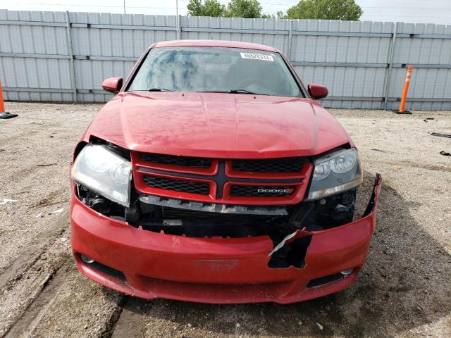 1C3CDZCG9DN504929 - 2013 DODGE AVENGER SXT RED photo 5