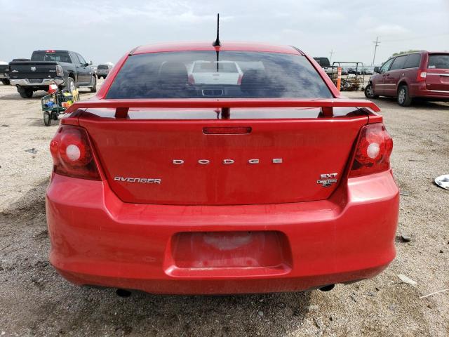 1C3CDZCG9DN504929 - 2013 DODGE AVENGER SXT RED photo 6