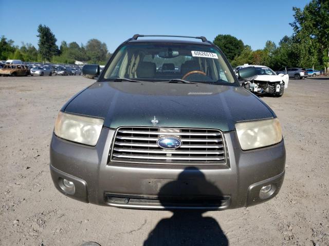 JF1SG67606H728841 - 2006 SUBARU FORESTER 2.5X LL BEAN GREEN photo 5