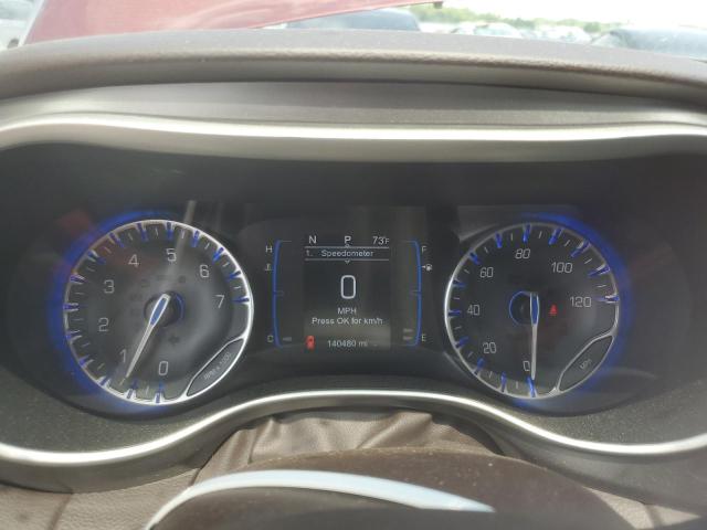 2C4RC1BG2HR598611 - 2017 CHRYSLER PACIFICA TOURING L MAROON photo 9