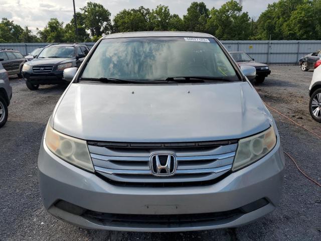 5FNRL5H92BB049929 - 2011 HONDA ODYSSEY TOURING SILVER photo 5