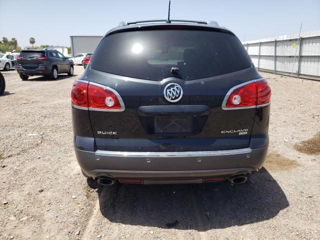 5GALRCED6AJ256799 - 2010 BUICK ENCLAVE CXL BLACK photo 6