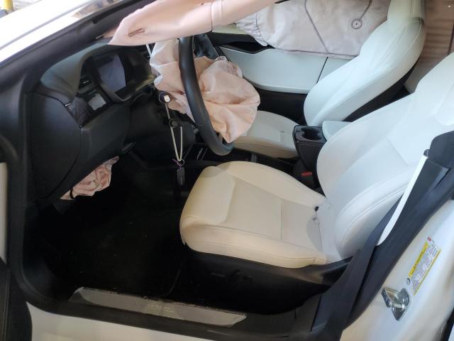 5YJSA1E26MF425803 - 2021 TESLA MODEL S Білий фото 7