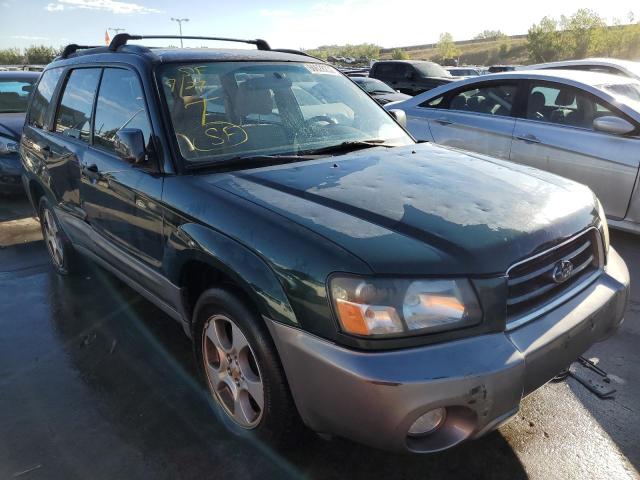 JF1SG65654H758627 - 2004 SUBARU FORESTER 2.5XS მწვანე ფოტო 1