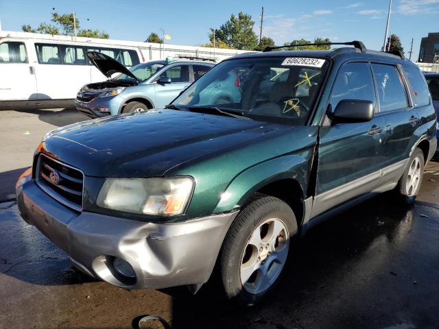 JF1SG65654H758627 - 2004 SUBARU FORESTER 2.5XS GREEN photo 2