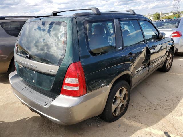 JF1SG65654H758627 - 2004 SUBARU FORESTER 2.5XS მწვანე ფოტო 4