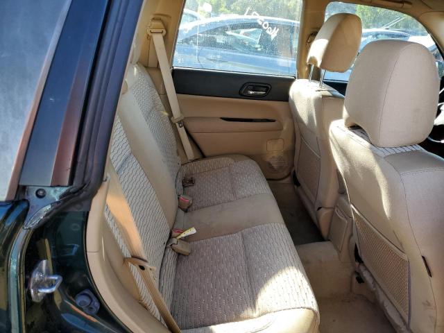 JF1SG65654H758627 - 2004 SUBARU FORESTER 2.5XS მწვანე ფოტო 6