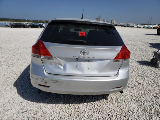 4T3ZK3BBXAU025695 - 2010 TOYOTA VENZA SILVER photo 6