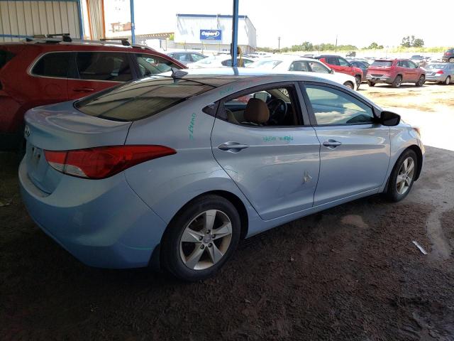 KMHDH4AE9DU848223 - 2013 HYUNDAI ELANTRA GLS BLUE photo 3