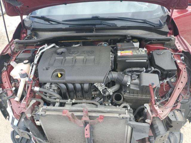 JTNKHMBX1K1050403 - 2019 TOYOTA C-HR XLE 勃艮第红 照片 12