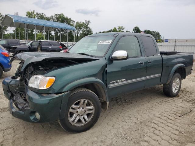 5TBBT44194S440269 - 2004 TOYOTA TUNDRA ACCESS CAB SR5 GREEN photo 1