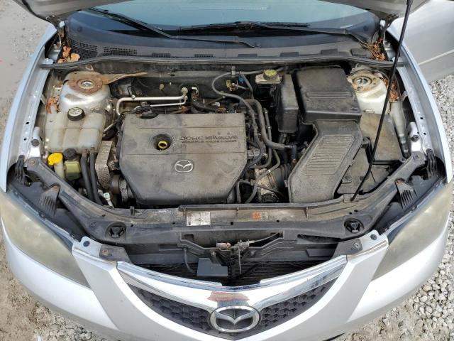 JM1BK32G781878836 - 2008 MAZDA MAZDA3 I SILVER photo 11