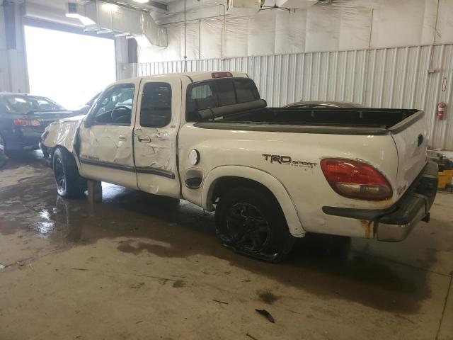 5TBRT34123S400008 - 2003 TOYOTA TUNDRA ACCESS CAB SR5 WHITE photo 2