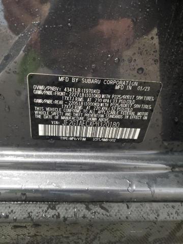 JF2GTAECXPH320180 - 2023 SUBARU CROSSTREK PREMIUM Գրաֆիտ լուսանկար 14