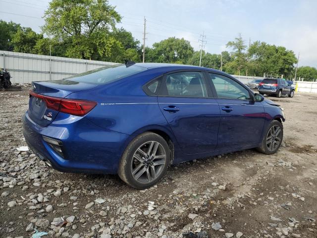 3KPF34ADXKE016338 - 2019 KIA FORTE GT LINE BLUE photo 3